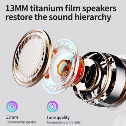 A2 Wireless Bluetooth Headphones – Ultra Long Battery Life, Charging Case & Built-in Microphone