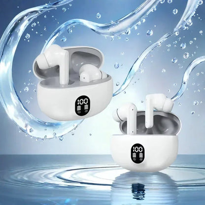 S510 TWS Wireless Earbuds – ANC, HiFi Stereo, Touch Control, Waterproof, LED Display & Mic