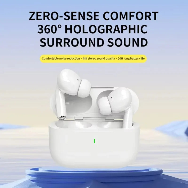 TWS Pro 5 Wireless Earbuds – ANC Noise Cancellation, HiFi Sound, Low Latency, Bluetooth 5.3 for iPhone & Android