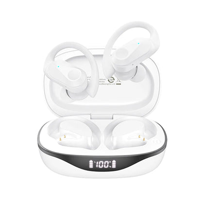 AOC LP75 Wireless Sports Earbuds – Bluetooth 6.0, IPX5 Waterproof, LED Display, Low Latency Gaming Headphones